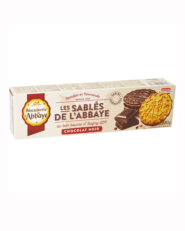 Buttersandkekse mit Zartbitterschokolade 130 g
