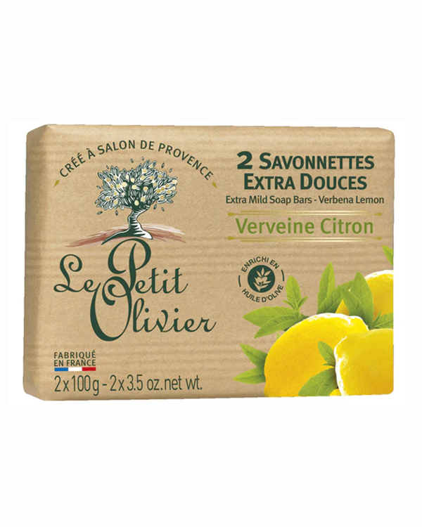 Naturseife Verveine-Zitrone 2 x 100 g - Le Petit Olivier