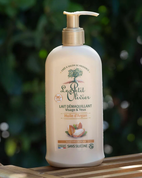 Reinigungsmilch für Gesicht & Augen mit Arganöl 200 ml