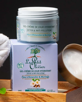 Tages Creme Gel (Gel-Crème) mit Mandelblüte & Moringa 50ml - Le Petit Olivier