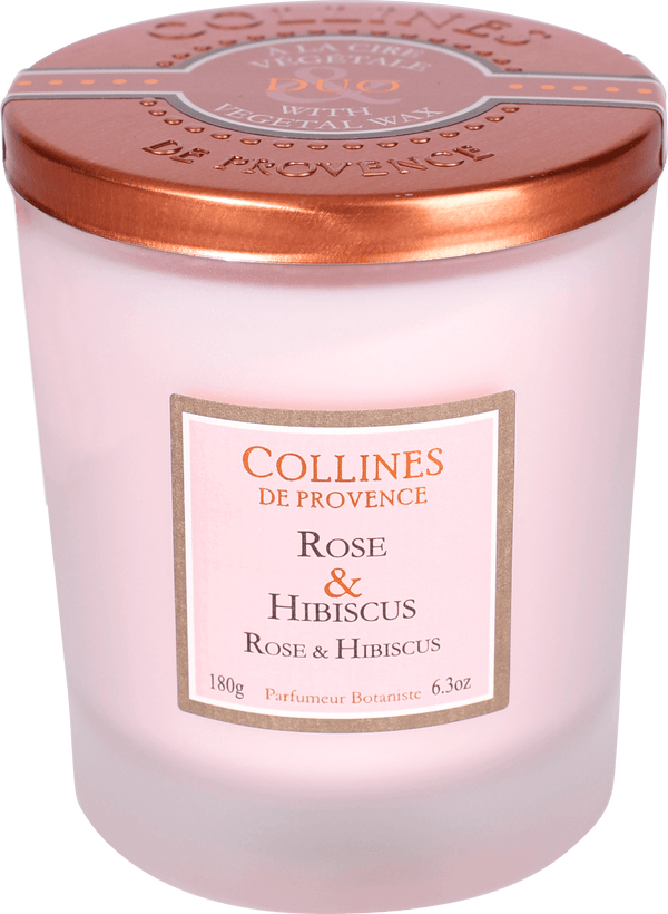 Duftkerze Rose & Hibiskus 180 g