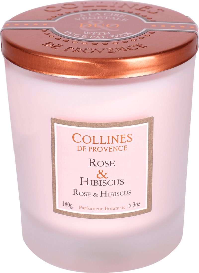 Duftkerze Rose & Hibiskus 180 g