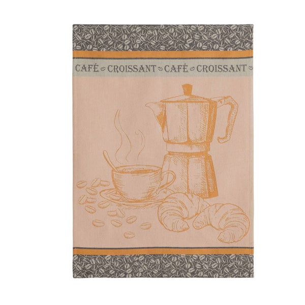 Geschirrtuch Jacquard 'Café croissant'