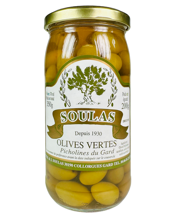 Grüne Oliven Picholines (Soulas) 200 g