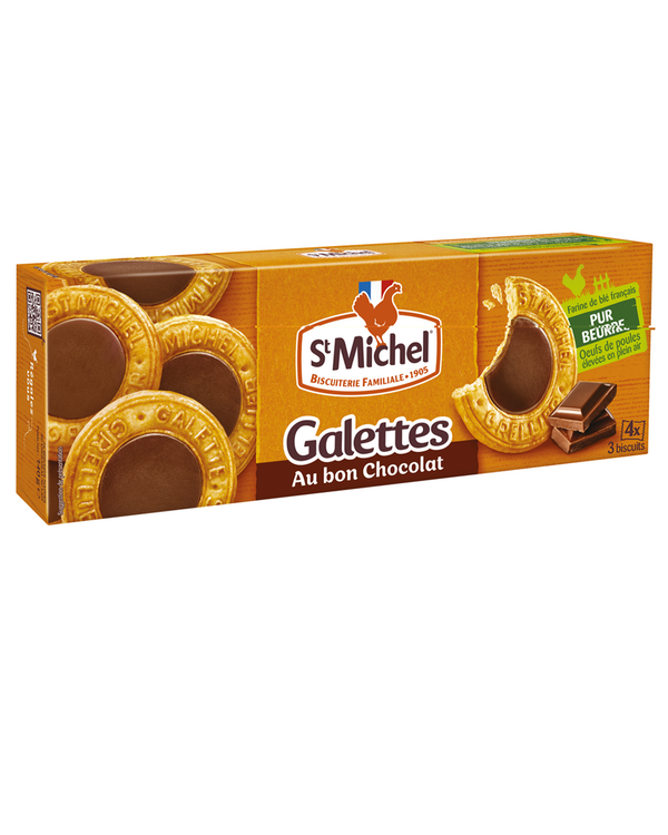 Dünne Bretonische Galette Schokolade 120 g