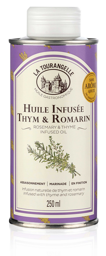 Sonnenblumenöl mit Thymian und Rosmarin 250 ml - Huilerie Croix Verte