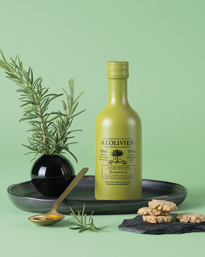 Olivenöl Rosmarin (Glasflakon) 250 ml