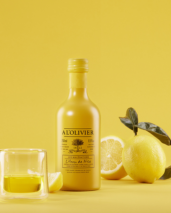 Olivenöl Zitrone Glasflakon 250 ml