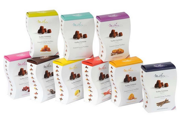 Schokoladentrüffel 'Uno' mit Kakaobohnen 250 g