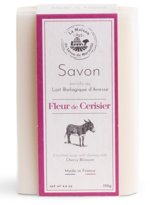 Eselsmilchseife Kirschblüte 125 g - Maison du Savon