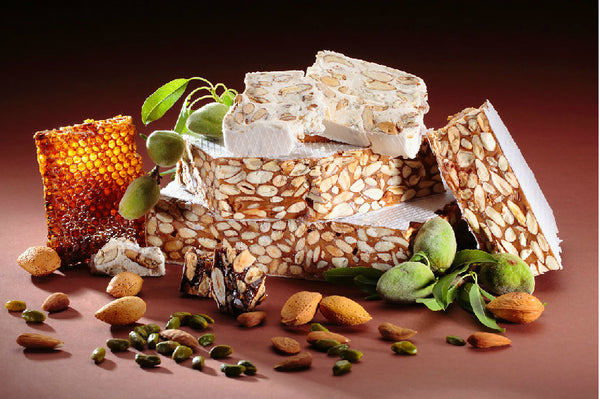 Weißer Nougat mit Orange & Zitrone weich 100 g