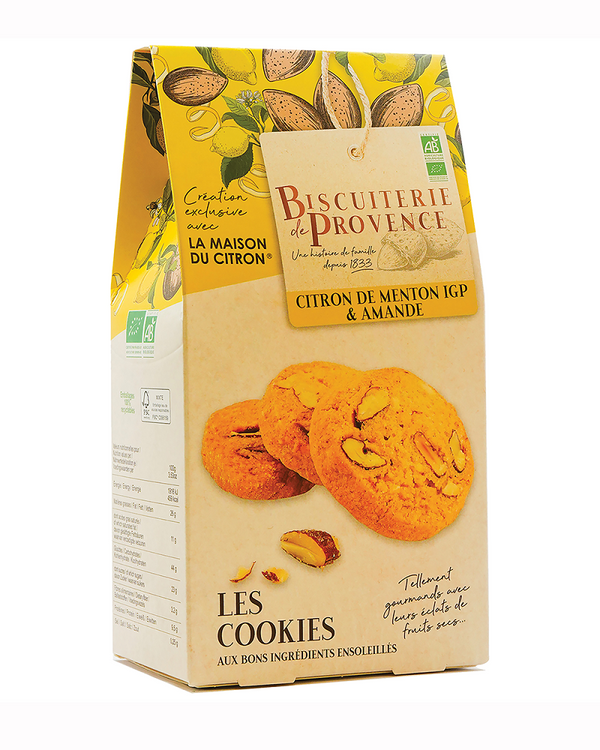 Bio Cookies Mandeln & Zitronen aus Menton IGP 120 g / DE-ÖKO-006