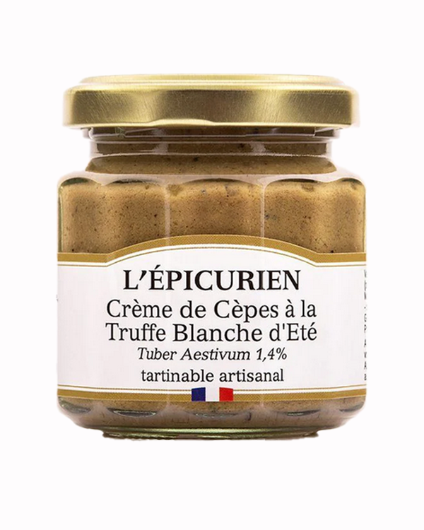 Paste aus Steinpilzen & weißem Sommertrüffel Crème de Cèpes à la Truffe Blanche d`Eté 100 g