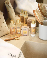 Reise-Set Duschgel,Shampoo,Bodylotion,Seife Honig