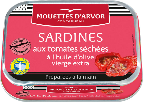 Sardinen mit getrockneten Tomaten 115 g Dosenkonserve