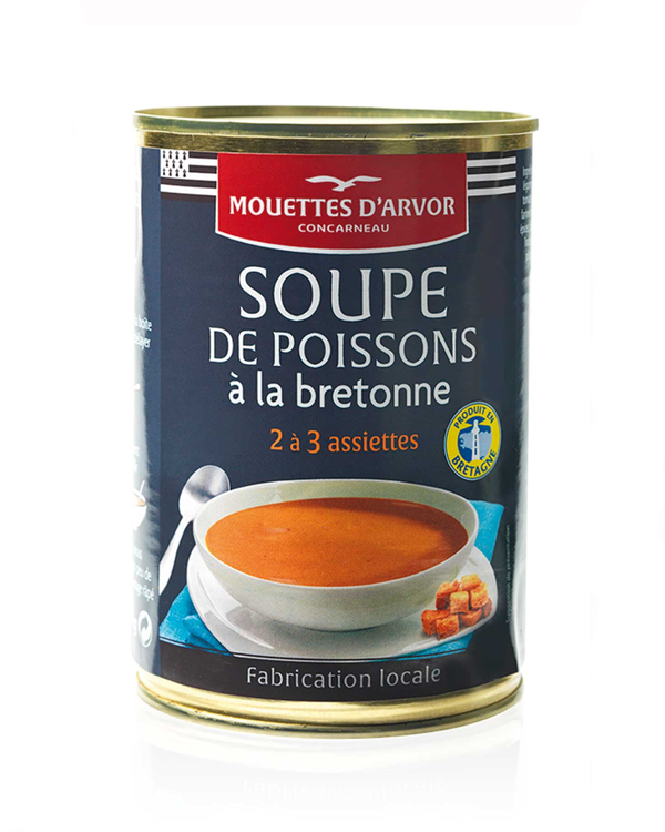 Bretonische Fischsuppe in Dosenkonserve 405 g - Les Mouettes d'Arvor