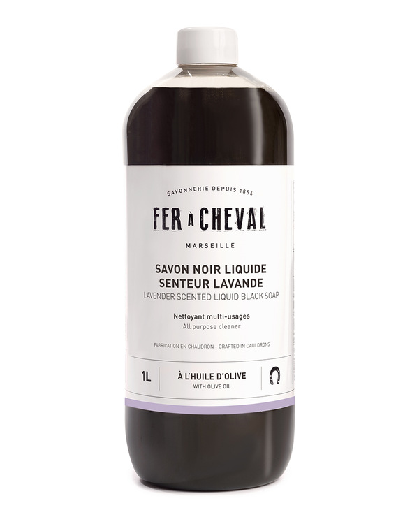 Schwarze Seife Lavendel 1 Liter - Fer à Cheval