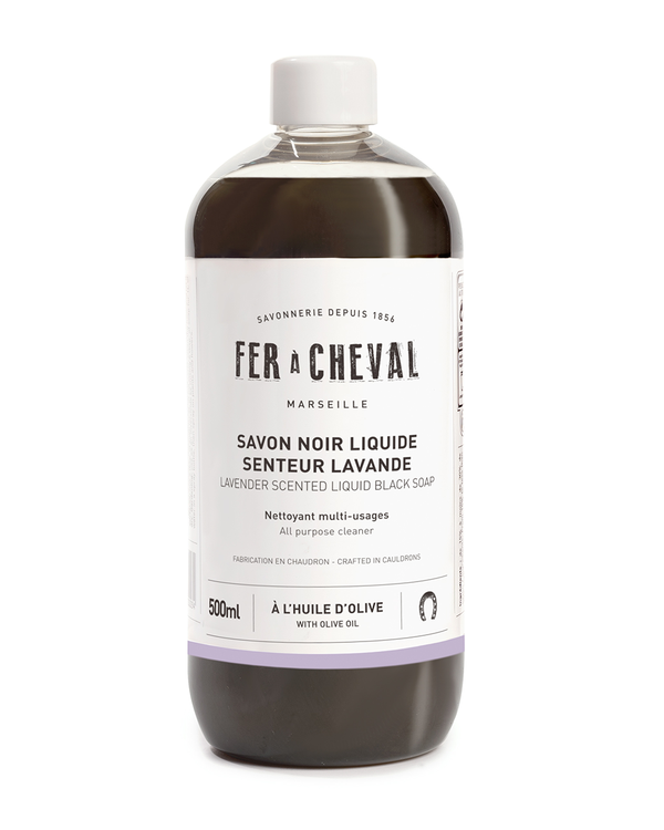 Schwarze Seife Lavendel 500 ml - Fer à Cheval