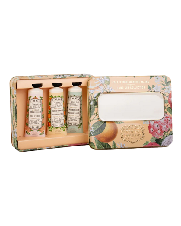 Geschenkset Handcreme 3x30ml - Jasmin,Geranie,Orangenblüte