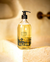 Flüssigseife Olive Glasflasche 490 ml