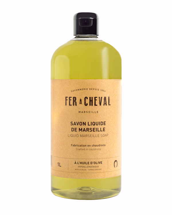 Flüssigseife Olive 1 Liter - Fer à Cheval