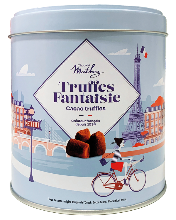 Schokotrüffel Natur (Mot. France) 250 g in Metallbox