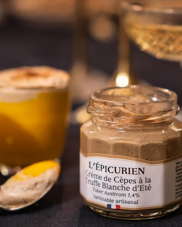 Paste aus Steinpilzen & weißem Sommertrüffel Crème de Cèpes à la Truffe Blanche d`Eté 100 g