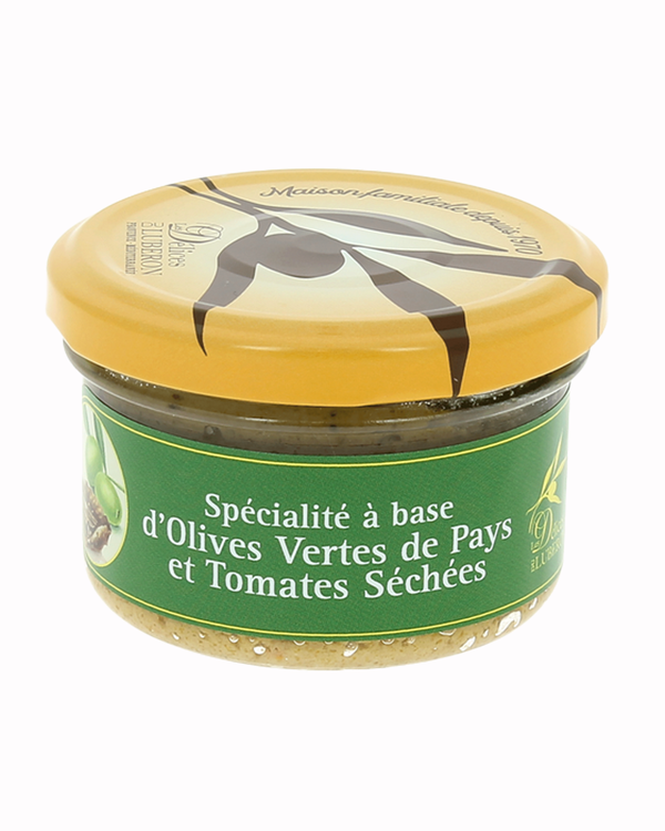 Paste aus grünen Oliven & getrockneten Tomaten 90g