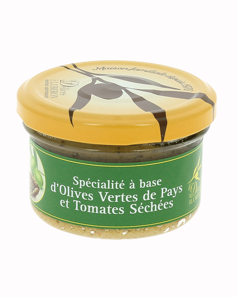 Paste aus grünen Oliven & getrockneten Tomaten 90g