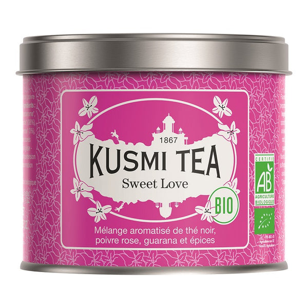 Bio Schwarzer Tee Sweet Love 100 g Metalldose / DE-ÖKO-006