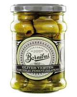 Grüne Oliven gefüllt mit Jalapeño Chilli 270 g