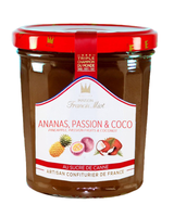 Fruchtaufstrich Ananas, Passion & Coco 340 g