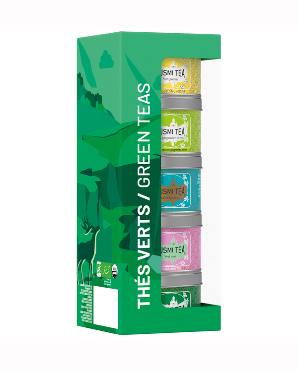 Bio Geschenkset Grüner Tee 5 x 20 g / DE-ÖKO-006