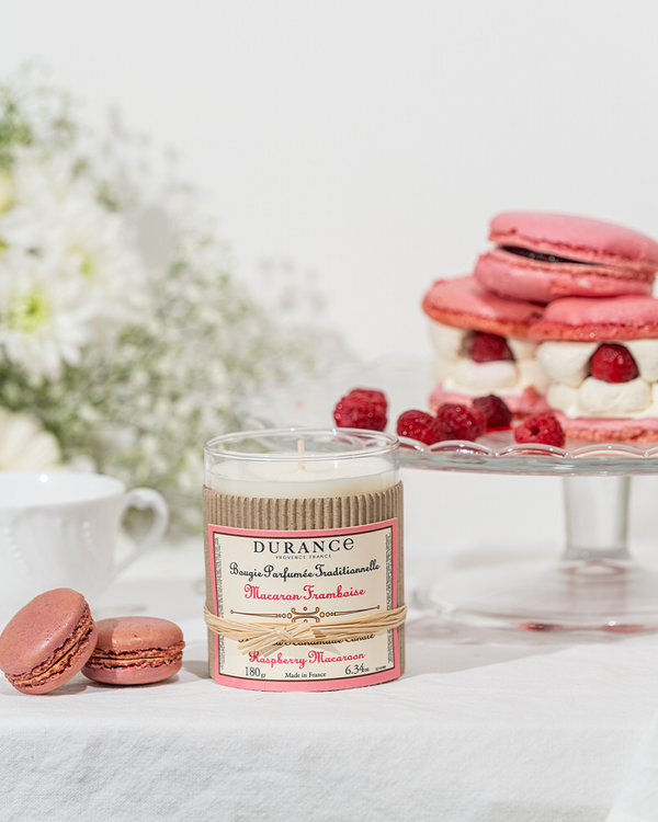 Duftkerze Himbeermacaron 180 g