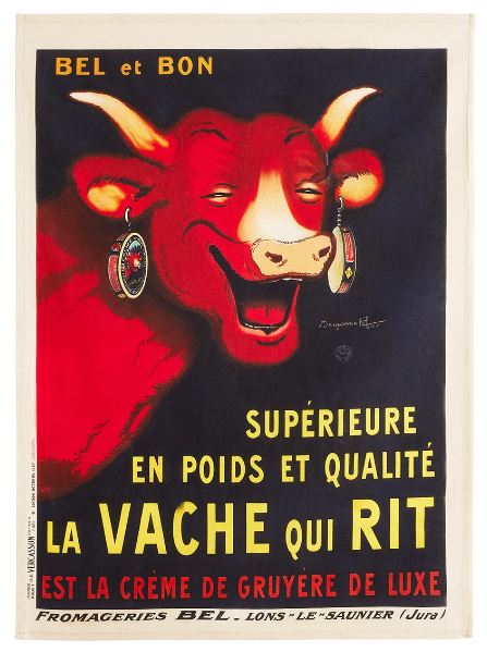 Geschirrtuch 'La Vache qui rit' Bel et Bon