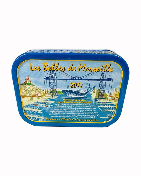 Jahrgangssardinen (2017) in Olivenöl 115 g Dosenkonserve - Les Belles de Marseille