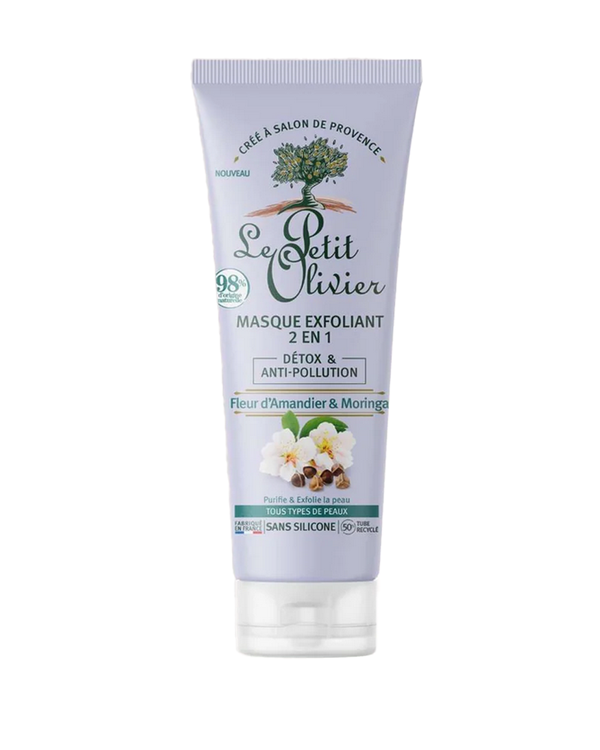 Peeling-Maske 2 in 1 Mandelblüte & Moringa 75 ml