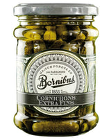 Bornibus Cornichons Extra Fins kleine eingelegte Gewürzgurken im Glas französische Feinkost von Maison Bornibus 1855