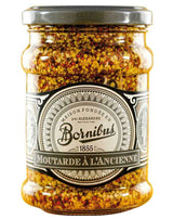 Bornibus Moutarde à l’Ancienne grobkörniger Senf im Glas französische Feinkost mit ganzen Senfkörnern von Maison Bornibus 1855