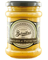 Bornibus Moutarde mit grünem Pfeffer aromatischer französischer Senf im Glas Feinkost von Maison Bornibus 1855