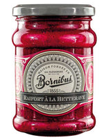 Bornibus Raifort à la Betterave würzige Meerrettich-Rote-Bete Spezialität im Glas französische Feinkost von Maison Bornibus 1855