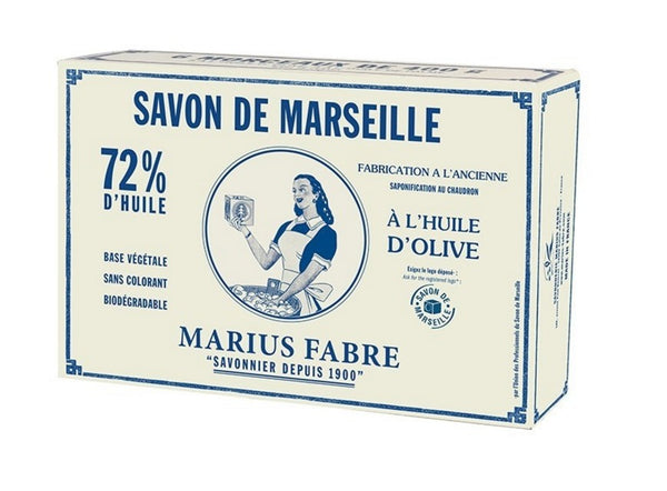 6er Seifenset mit echter Marseiller Kernseife aus Olivenöl 6 x 400 g im Karton