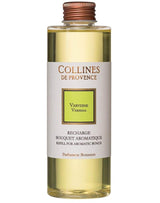 Collines de Provence Duftdiffuser Nachfüllung Verbene in transparenter Flasche mit kupferfarbenem Schraubverschluss