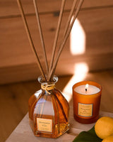 Collines de Provence Raumduft-Diffuser Mandarine & Yuzu mit Duftstäbchen und brennender Duftkerze