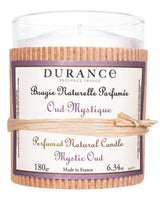 Durance Duftkerze Oud Mystique in Glas mit Banderole