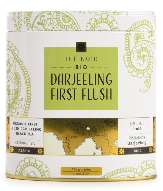 Bio Schwarzer Tee "Darjeeling First Flush" Metalldose 100 g / DE-ÖKO-006