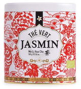 Bio Grüner Tee mit Jasminblüten "Thé vert au jasmin" Metalldose 100 g / DE-ÖKO-006