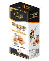 Klaus gefüllte Karamellbonbons Crème Brûlée in Verpackung