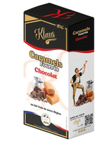 Klaus gefüllte Karamellbonbons mit Schokolade in Verpackung