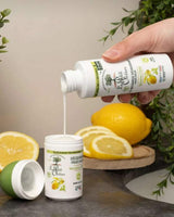 Le Petit Olivier Deodorant Nachfüllung Zitronenverbene beim Nachfüllen eines Roll-on Deodorants